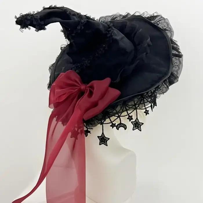 Chapeau de sorcière d'halloween Harajuku pour femmes et filles