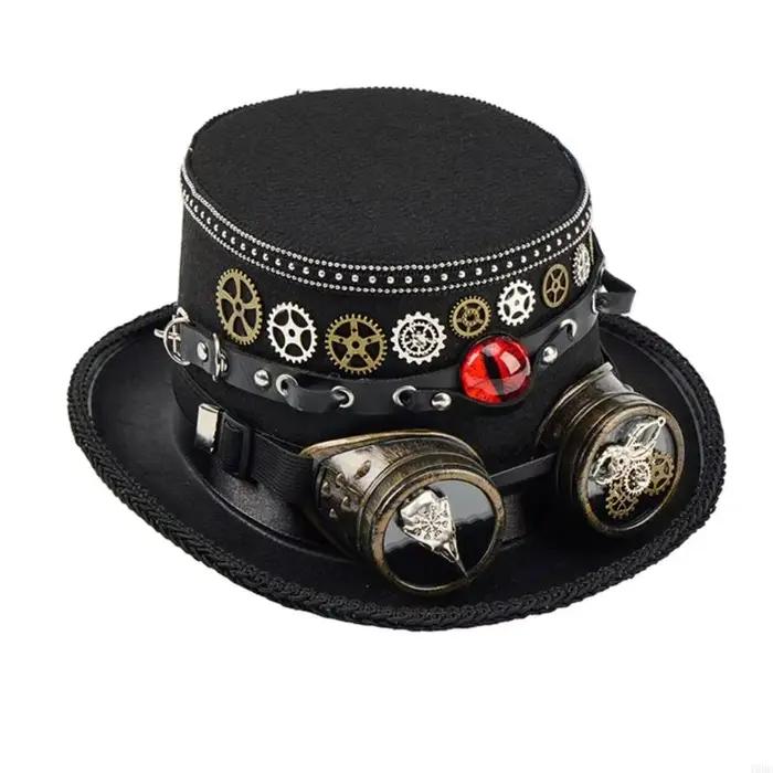 Chapeau foncé, casquette équipement avec œil du diable