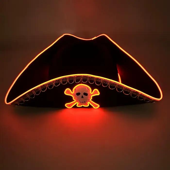 Chapeau de Pirate LED thème