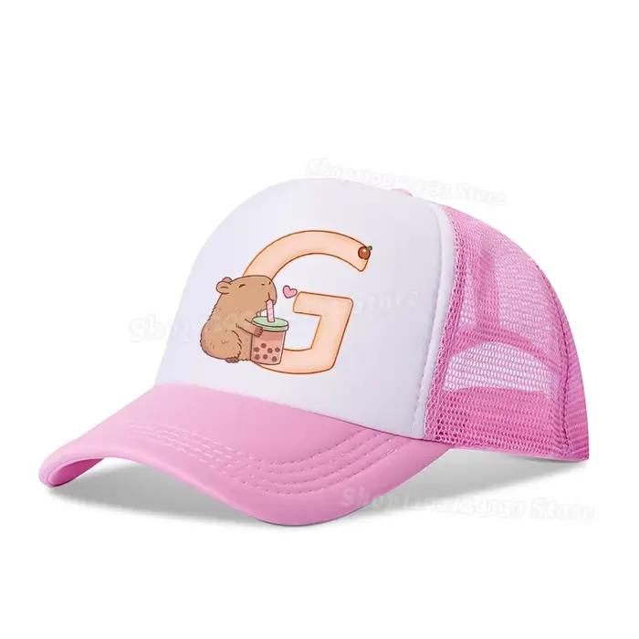 Casquette de Baseball Kawaii Animé Imprimé A-Z Lettres Tendance Y2K Décontracté Pour Enfants Et Adultes Occasions Spéciales