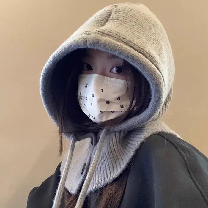 Bonnet en tricot doux et chaud pour l'hiver
