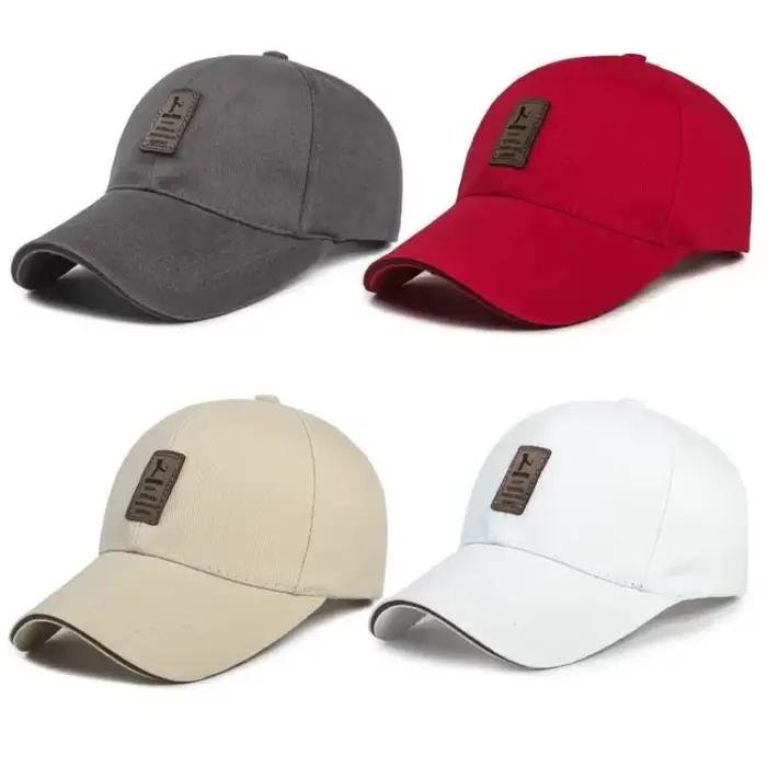 Casquette de baseball unisexe en toile pour printemps/été