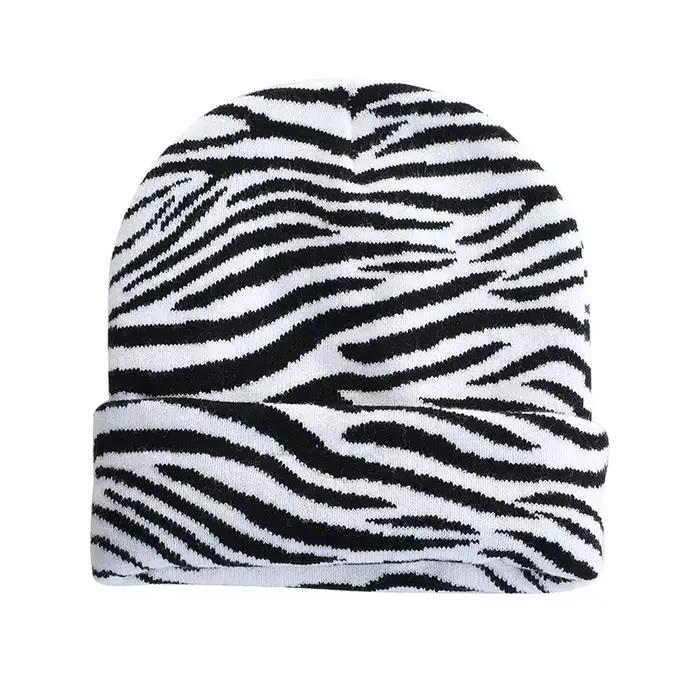 Chapeau en laine à motifs pour femmes