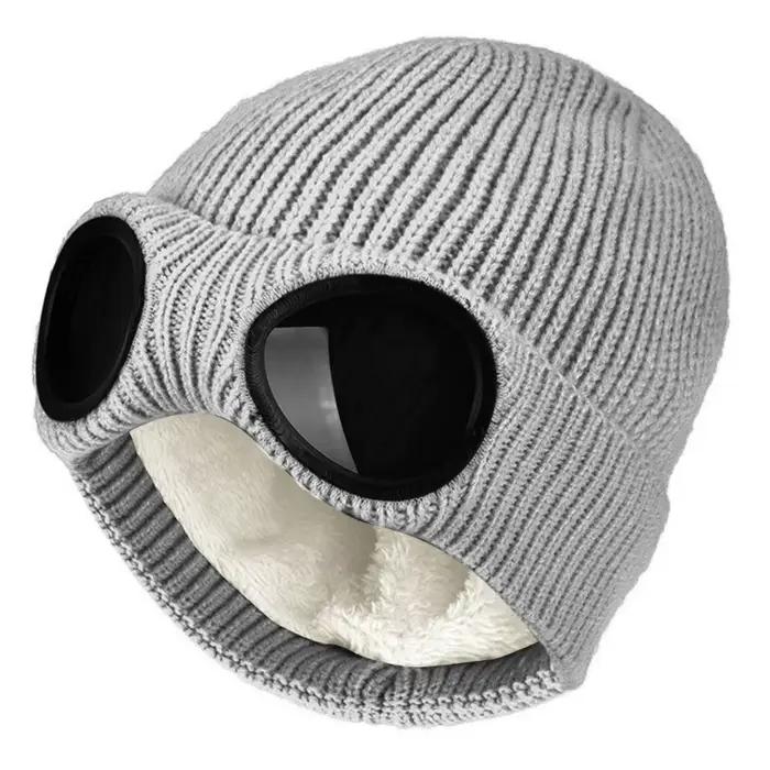 Chapeau de Ski avec lunettes