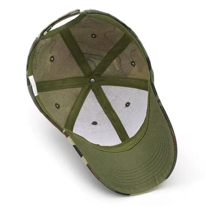 Casquette de baseball camouflage qui évacue l'humidité