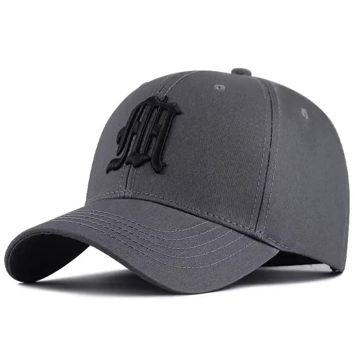 Casquette de baseball surdimensionnée en pur coton pour hommes et femmes