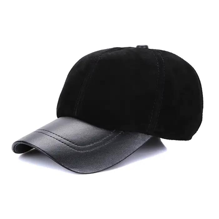 Casquette hip hop urbaine cuir tendance homme quatre saisons sport extérieur chaleur confort style occasionnels