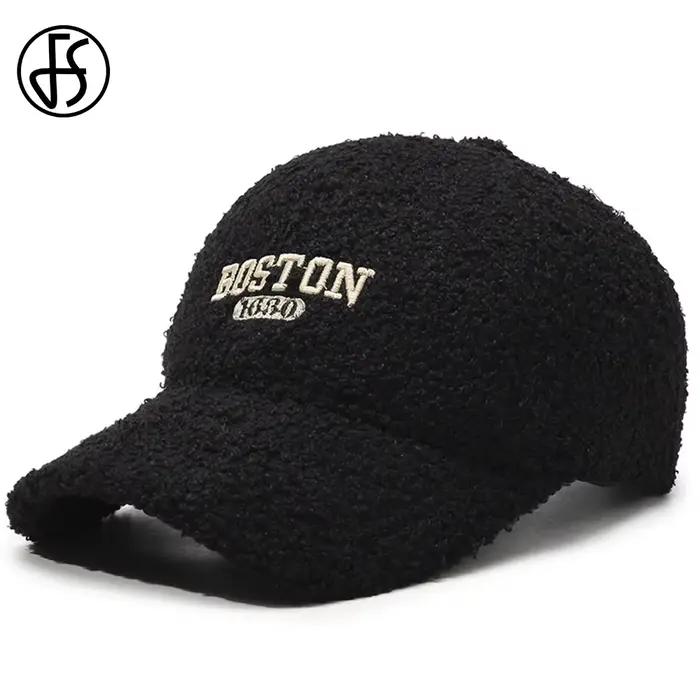 Casquette de baseball de luxe FS en laine d'agneau pour hommes et femmes