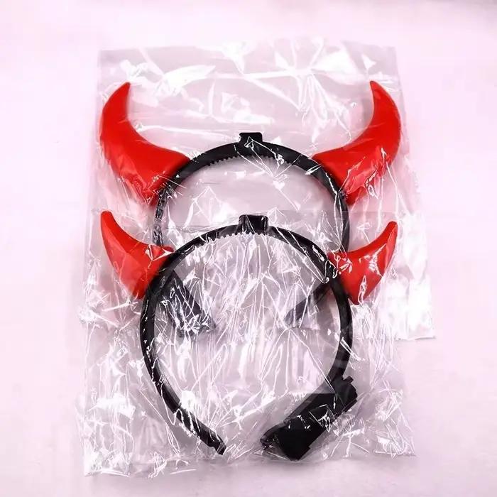 Bandeau en corne de diable à lumière rouge