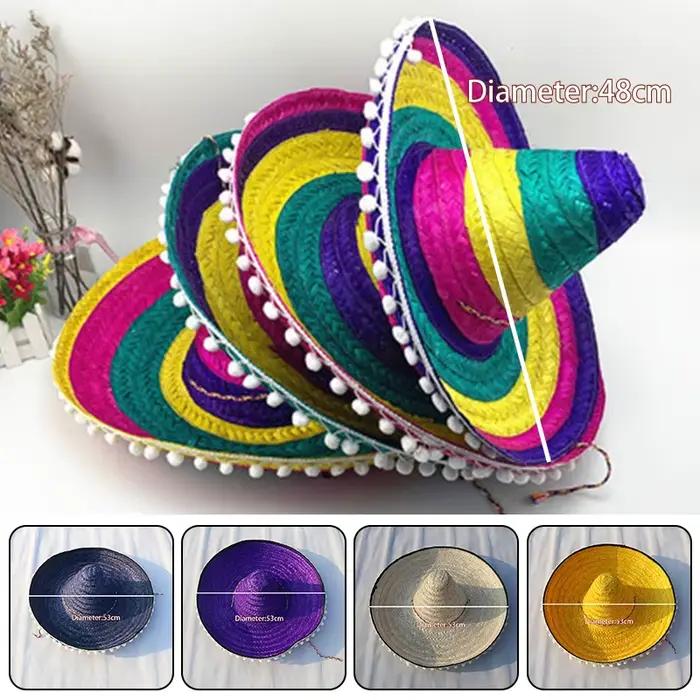 Chapeau de fête mexicain coloré