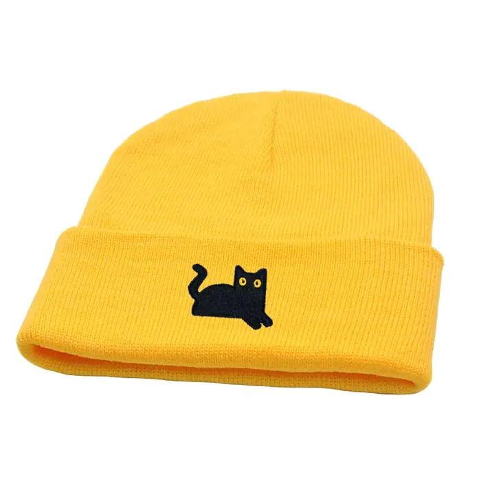 Chapeau pull tricoté chaud pour hommes et femmes