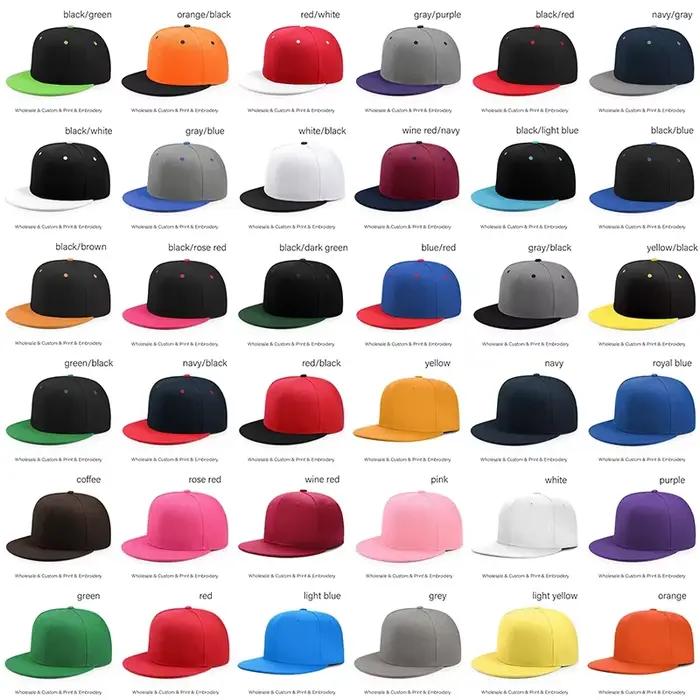 SLECKTON chapeau personnalisé haute qualité Hiphop casquettes Snapback Logo broderie personnaliser conception casquette