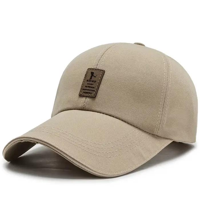 Casquette de baseball unisexe en toile pour printemps/été