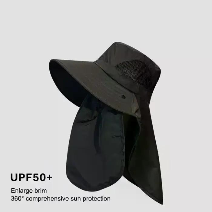 Chapeau de randonnée à large bord avec protection UV pour homme et femme, séchage rapide, tendance et polyvalent pour activités extérieures et voyages
