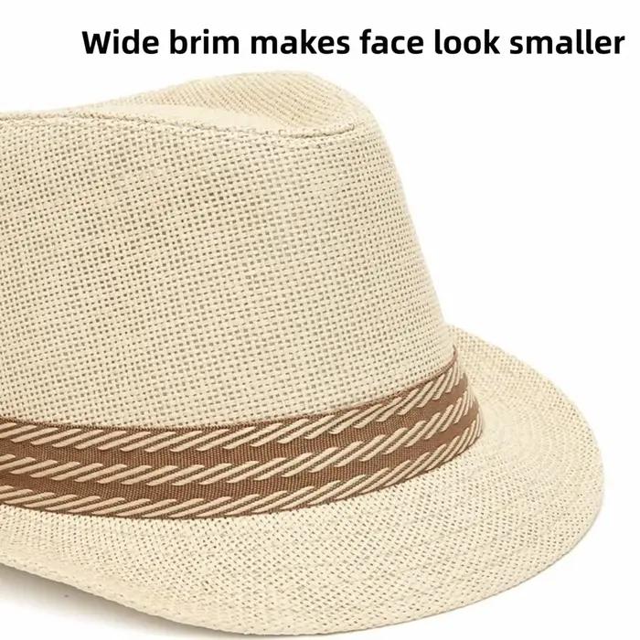 Chapeau Trilby en Lin Léger Respirant Protection Solaire