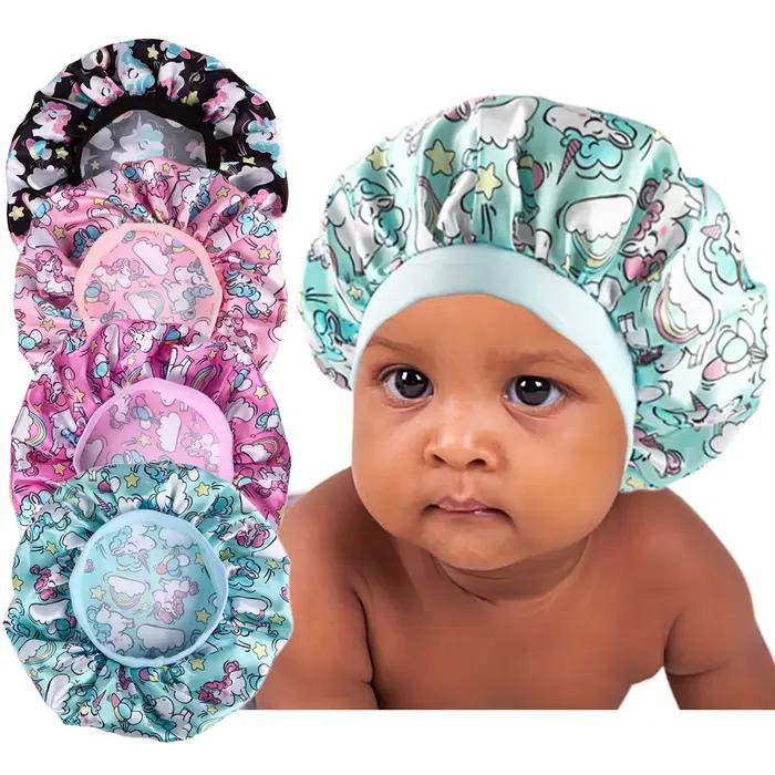 Bonnet de couchage en Satin pour enfants