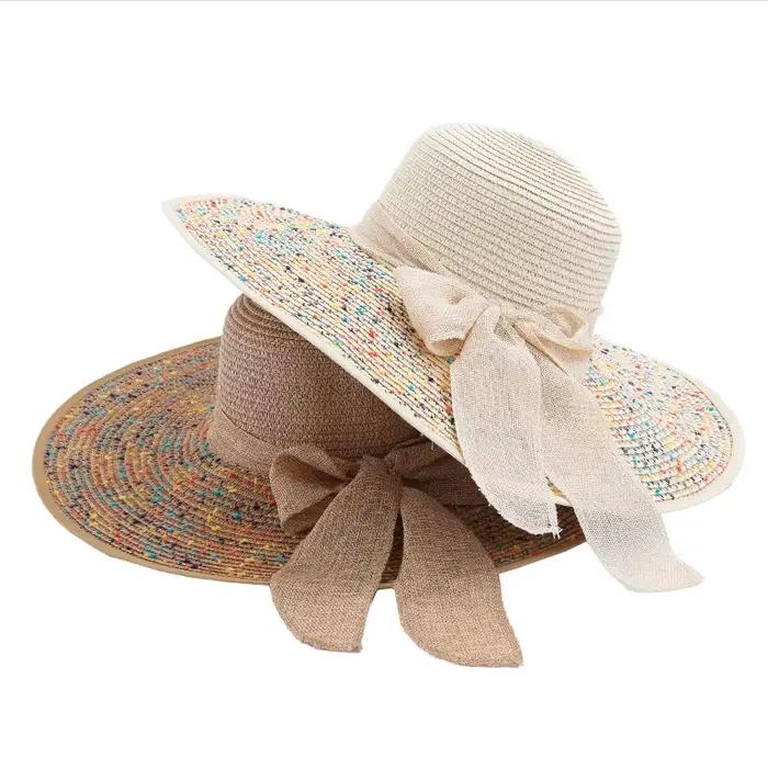 Chapeau de Paille à Grand Bord pour Femme