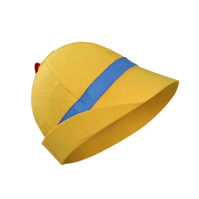 Chapeau Cchio en laine géométrique pour enfants, Halloween, Carnaval, déguisement fantaisie, accessoire cosplay, utilisation spéciale