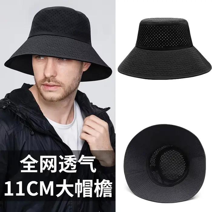 Chapeau de soleil surdimensionné à grande tête pour hommes et femmes