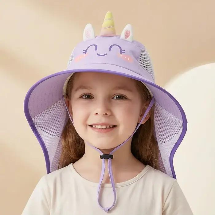 Chapeau de protection solaire pour enfants