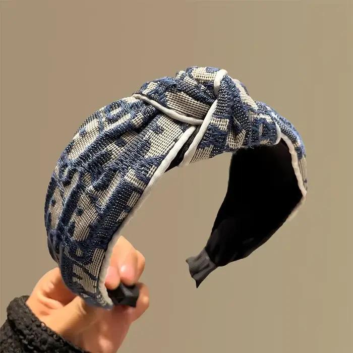 Bandeau rétro couleur Cowboy en tissu