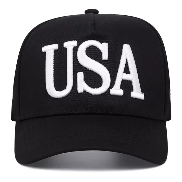 Casquette de baseball brodée USA