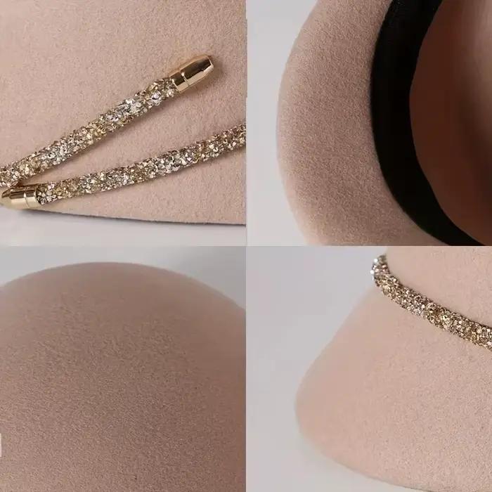 Nouveau chapeau en feutre de laine française
