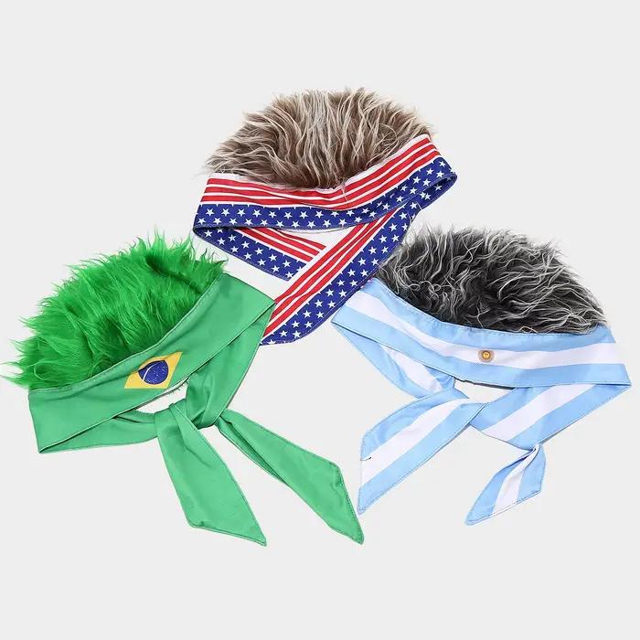 Casquettes sans visière pour supporters de football États-Unis Canada Mexique Coupe du Monde