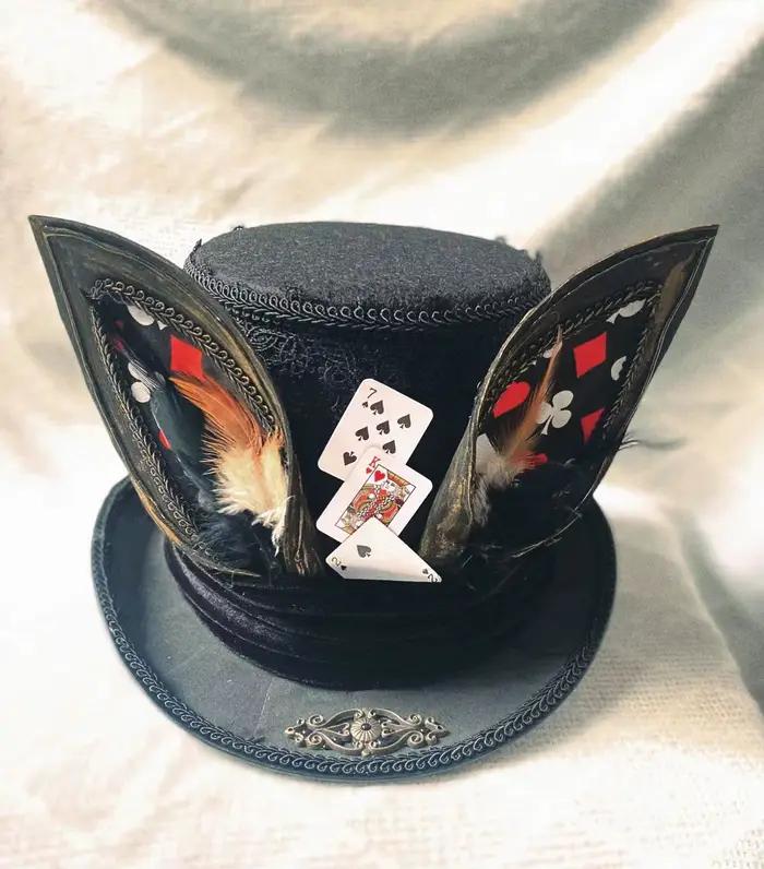 Nouveau Chapeau de Lapin Rétro