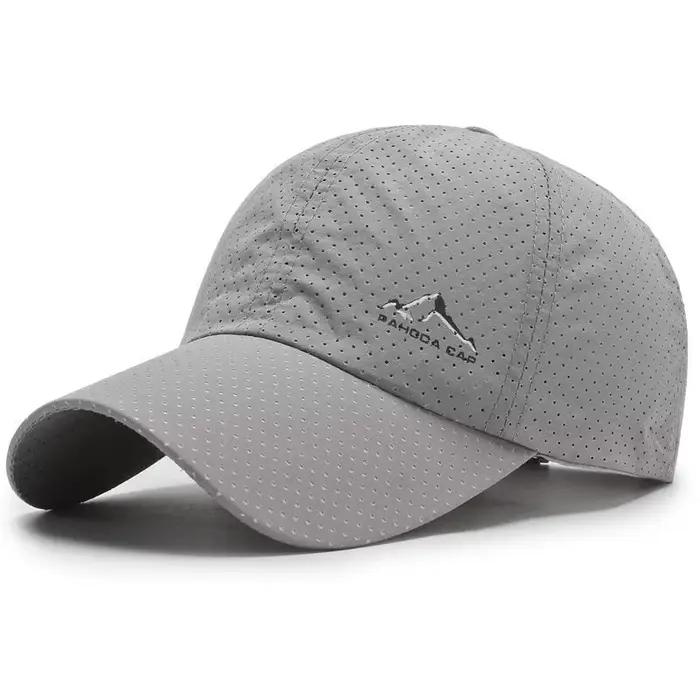 Casquette de baseball en maille ultra respirante à séchage rapide pour hommes et femmes