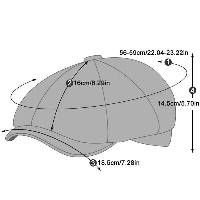 Casquettes Newsboy Rétro pour Hommes