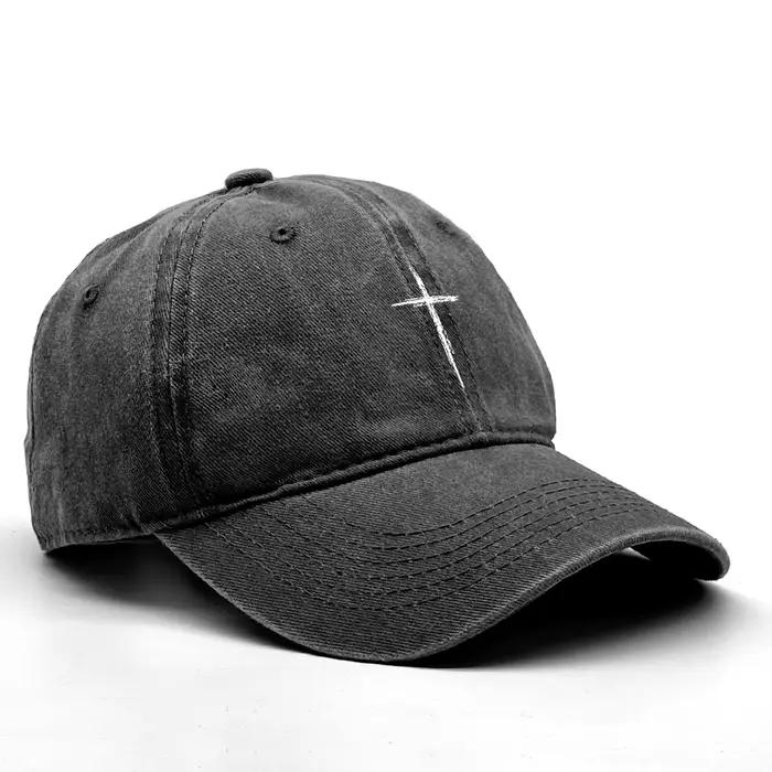 Casquette de Baseball croix blanche