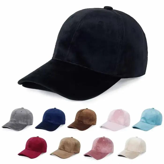 Casquette Bec de Canard en Velours pour Femme