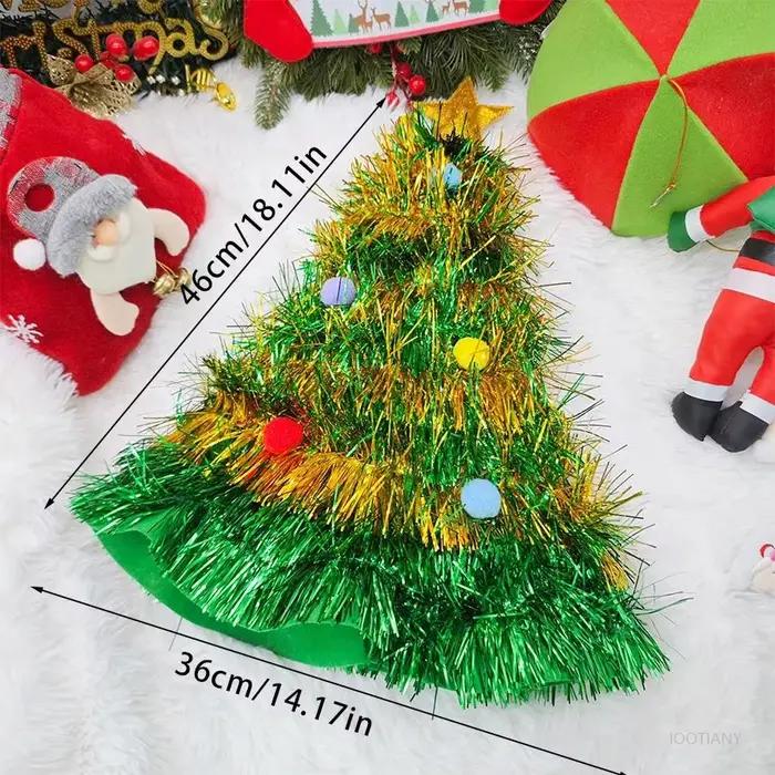 Oreilles de Père Noël en plastique pour adultes et enfants, accessoires de fête de Noël, costumes et décorations de nouvel an 2026