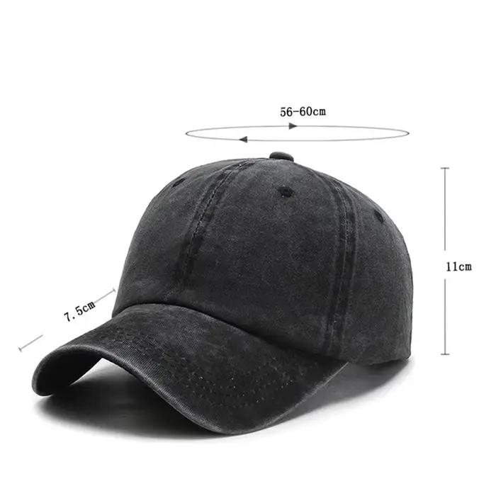 Casquette de baseball unisexe en coton solide style sport pour hommes et femmes occasion extérieure tout l'année hip hop