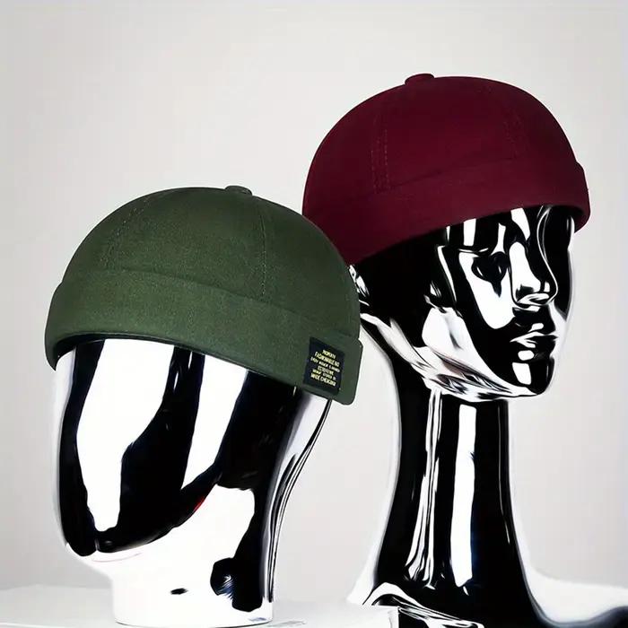 Chapeau sans bords en polyester pour hommes et femmes, ajustement réglable, style sportif, couleurs classiques, activités de plein air et équitation