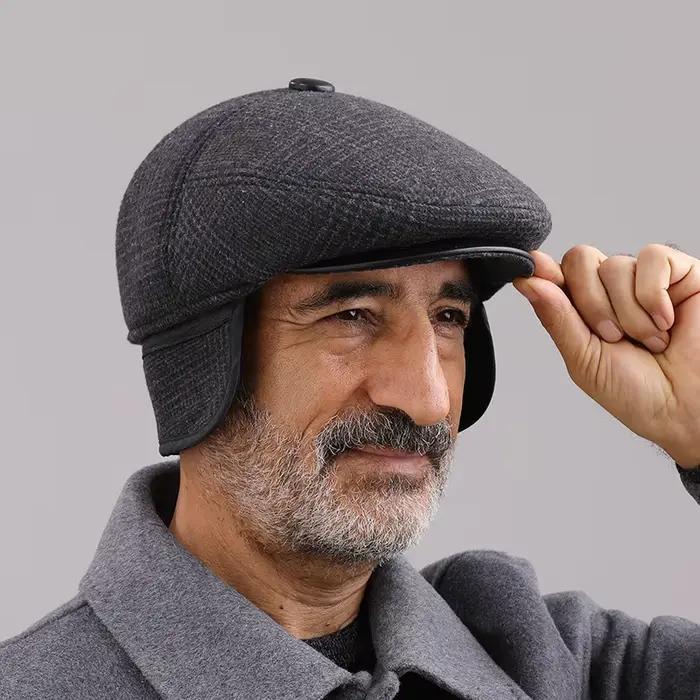Chapeau de protection des oreilles pour hommes