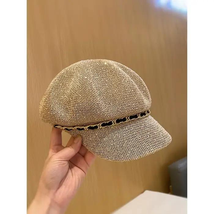 Chapeau Octogonal à Paillettes pour Femme