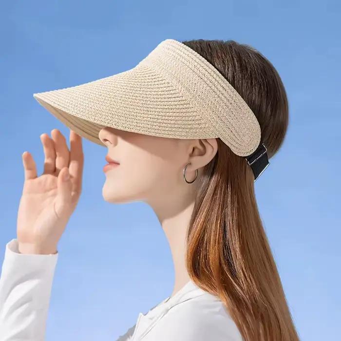 Visière d'été anti-UV pour femme