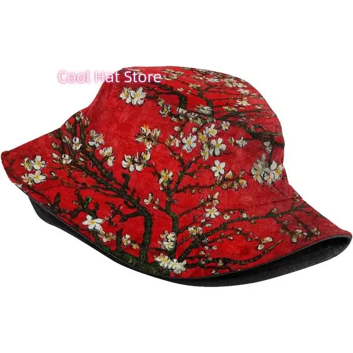 Chapeaux seau fleur 4 Van Gogh pour femmes et hommes