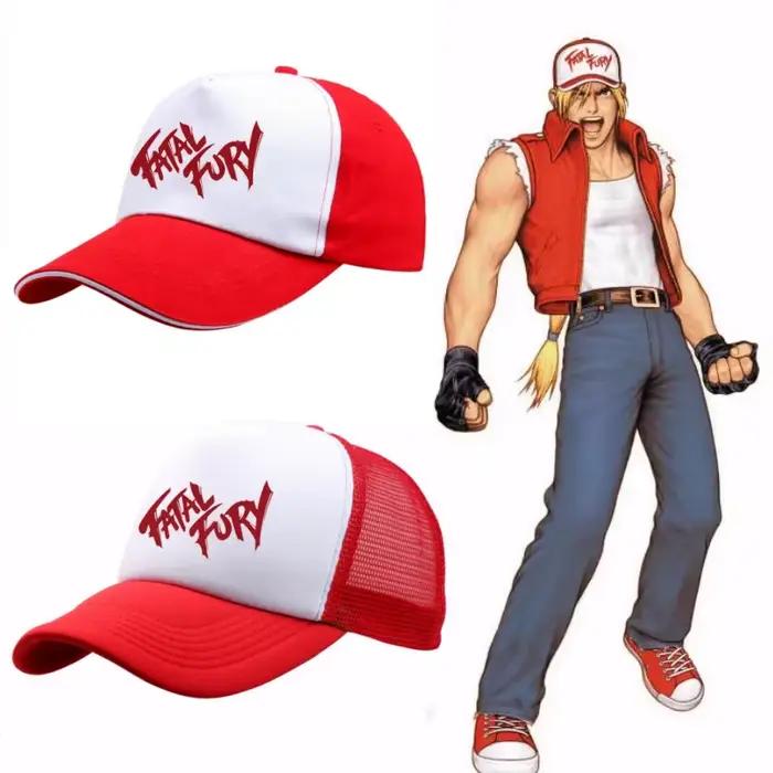 Casquette de baseball Terry Bogard King of Fighters en coton brodé Fatal Fury