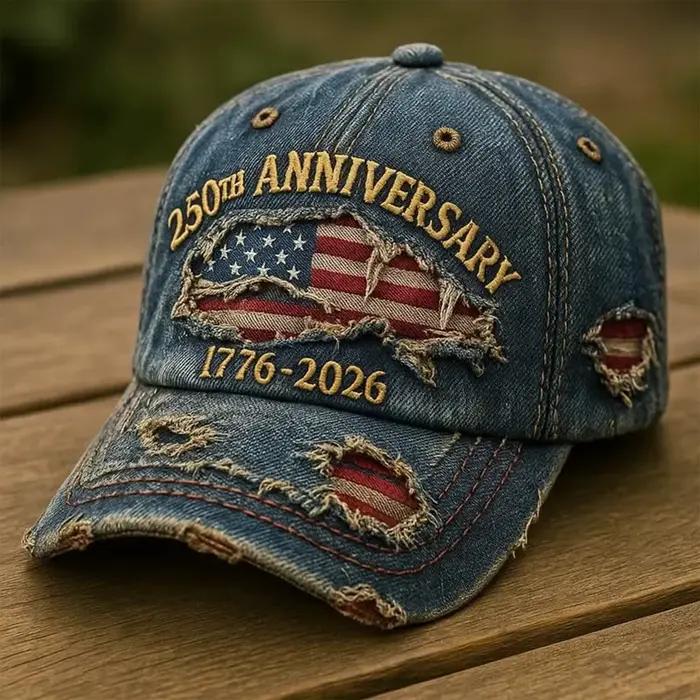 Casquette de baseball USA 250e anniversaire du Jour de l'Indépendance