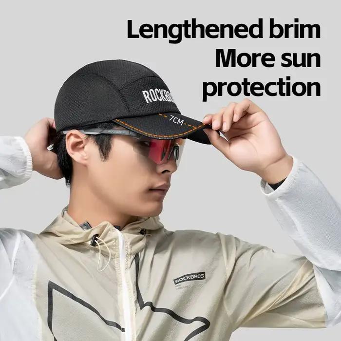 ROCKBROS casquette de cyclisme d'été légère respirante Protection UV à séchage rapide