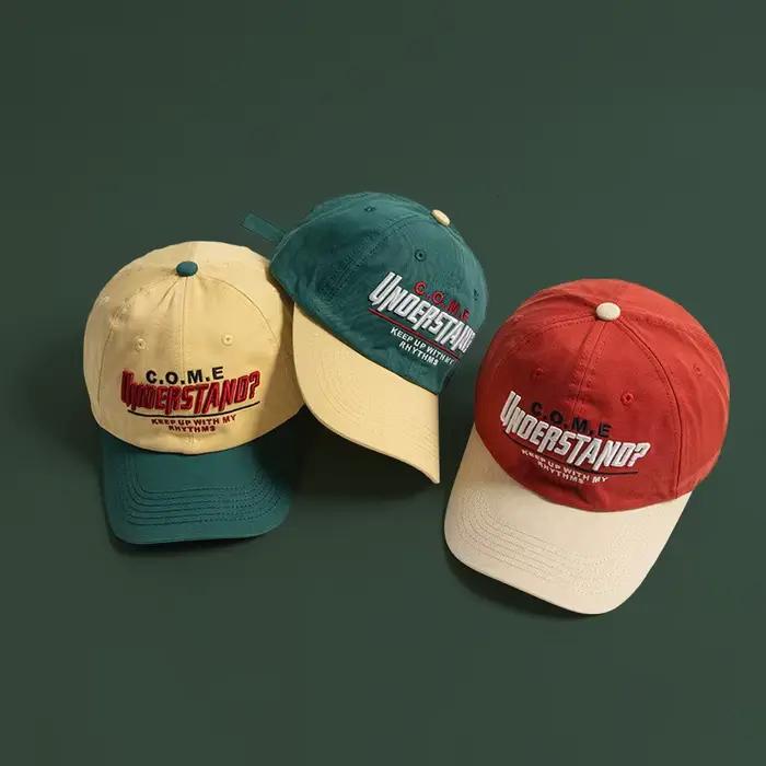 Casquette de baseball en coton pour hommes et femmes