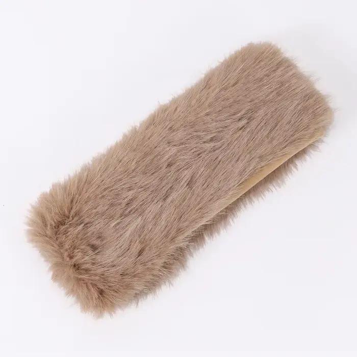 Nouveau chapeau vide en fausse fourrure doux hiver chaud voyage