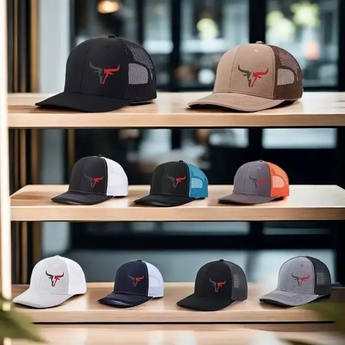 Casquette de Baseball d'été décontractée avec tête de taureau imprimée