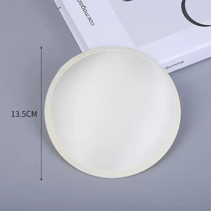 Base de chapeau circulaire en tissu satiné en gros pour femme