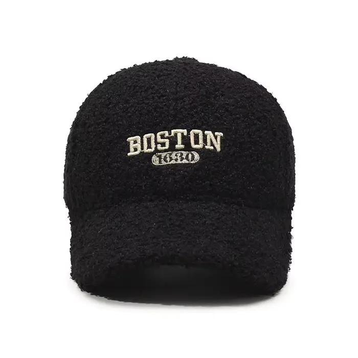 Casquette de baseball de luxe FS en laine d'agneau pour hommes et femmes