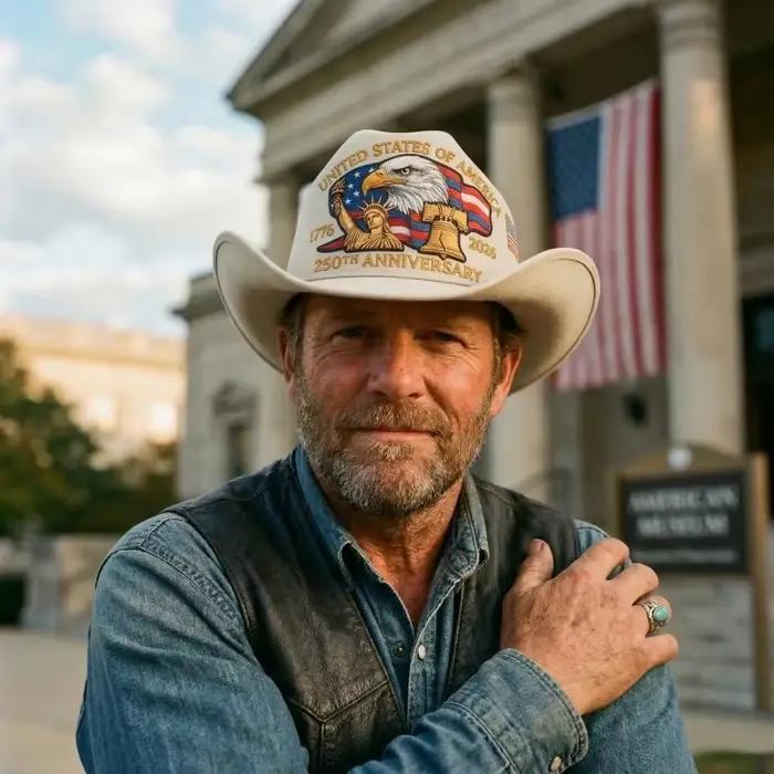 Chapeau de cowboy du 250e anniversaire des États-Unis
