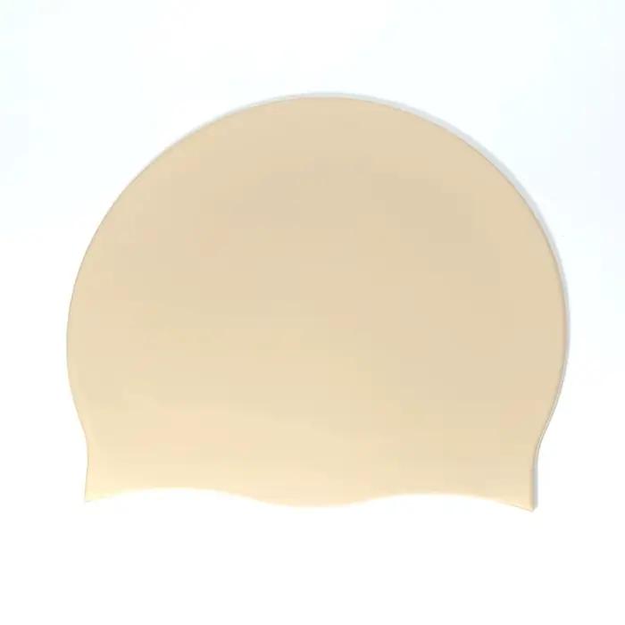Bonnet de natation en silicone pour hommes et femmes